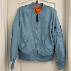⬇️ Alpha Industries L2B Bomber Jacket Light Blue